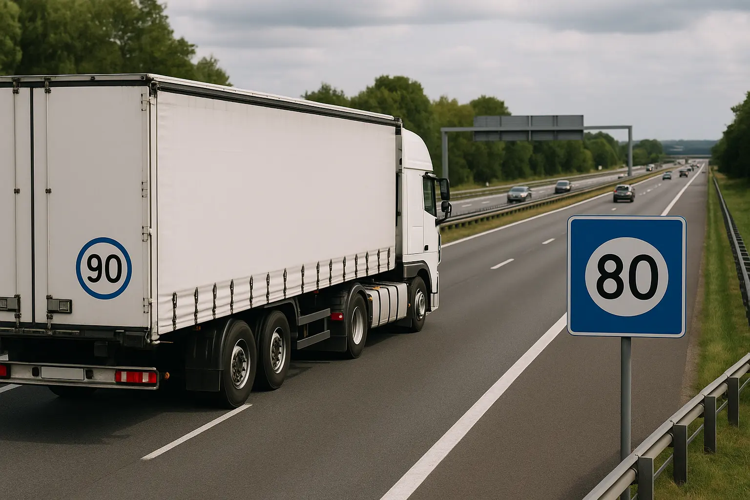 „Ile może jechać tir na autostradzie? Przepisy i kary”