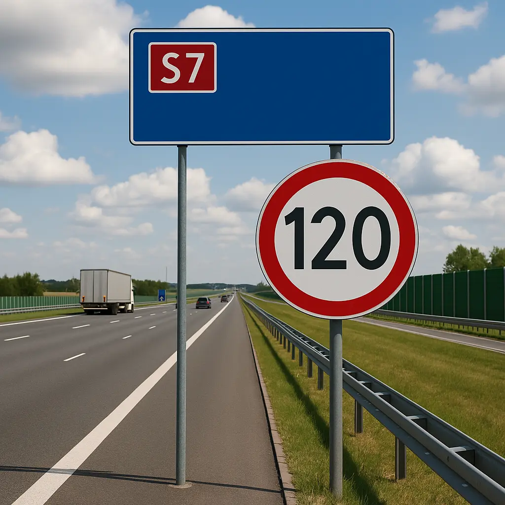 „Ile można jechać na S7: limity prędkości i zmiany”