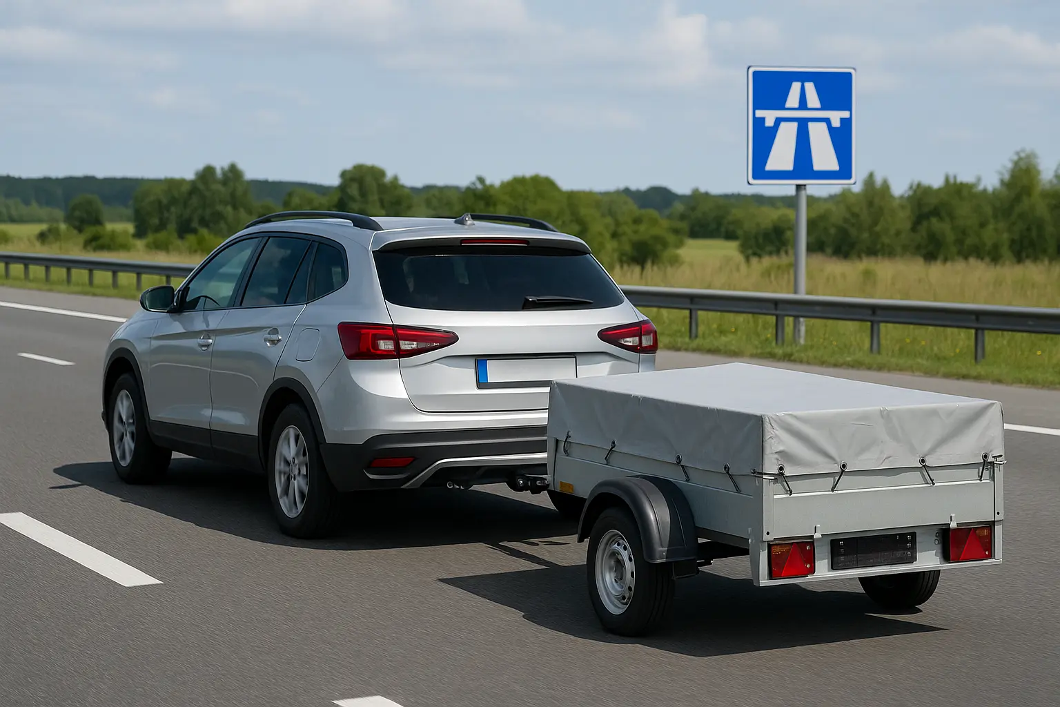 Ile można jechać z przyczepą lekką na autostradzie? Sprawdź!