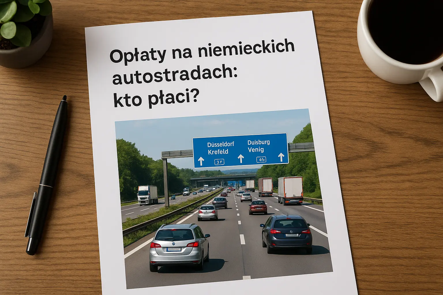 Opłaty na niemieckich autostradach: kto płaci?