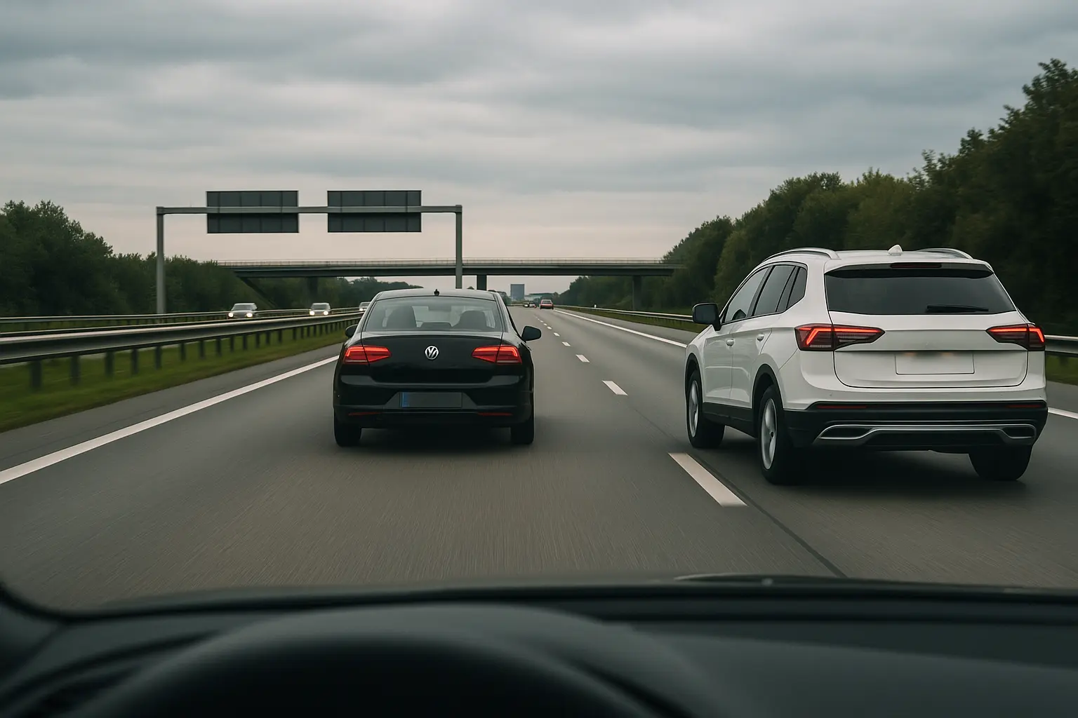 Wyprzedzanie z prawej strony na autostradzie – zasady i ryzyka